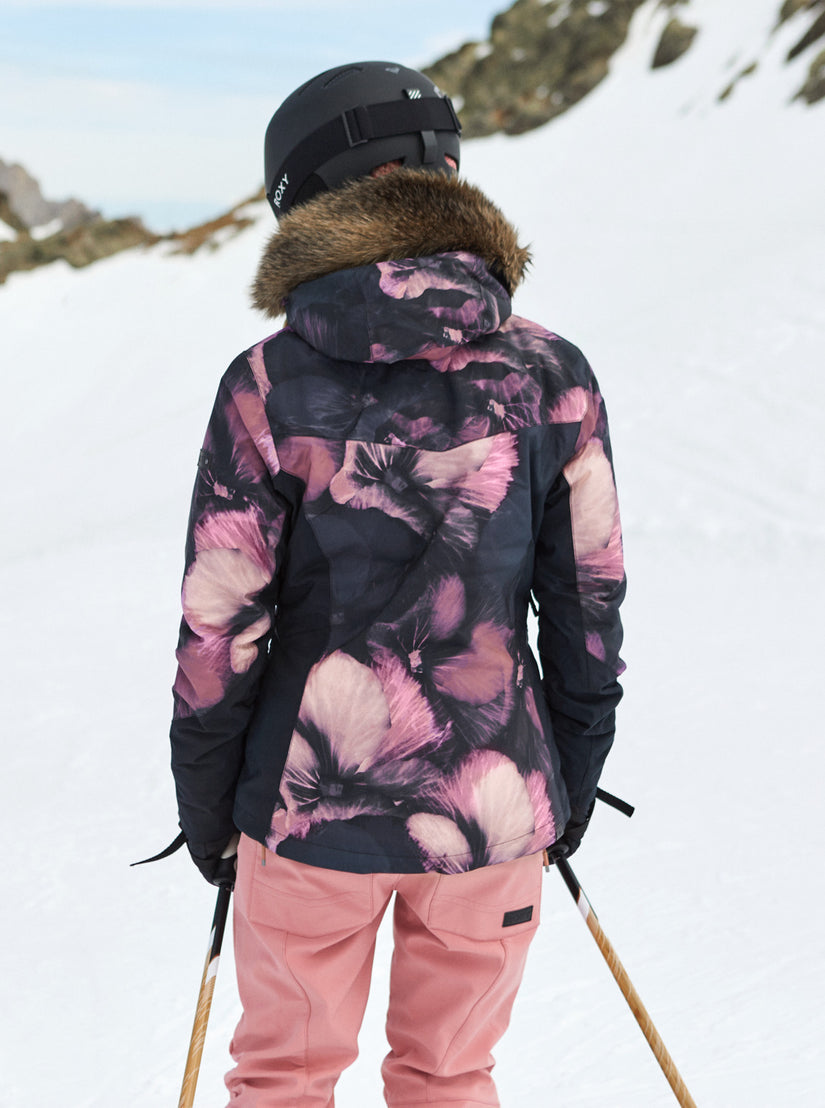 Jet Ski Premium Technical Snow Jacket - True Black Pansy Pansy