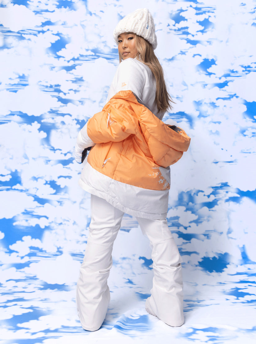 Chloe Kim Puffy Technical Snow Jacket - Mock Orange