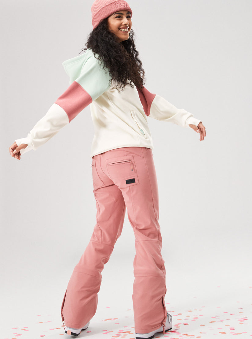 Rising High Technical Snow Pants - Dusty Rose –