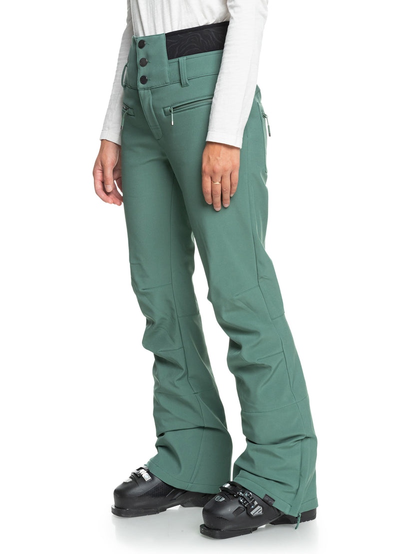 Rising High Technical Snow Pants - Dark Forest