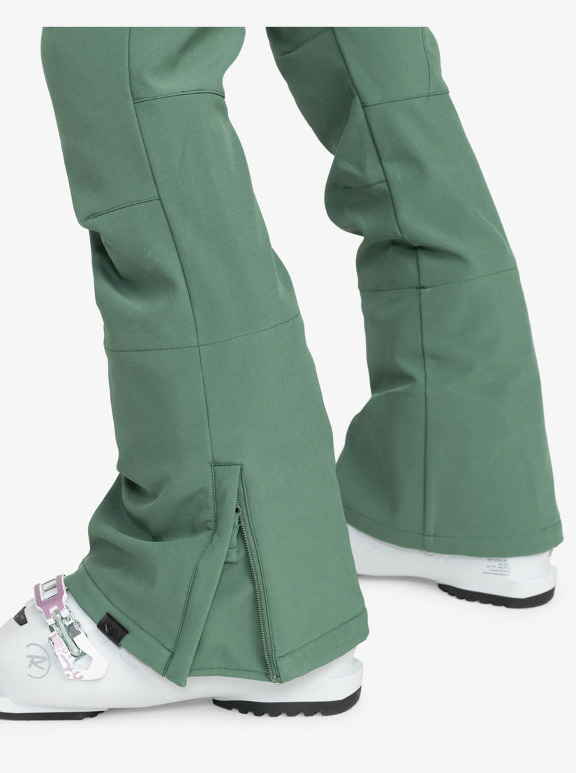 Rising High Technical Snow Pants - Dark Forest