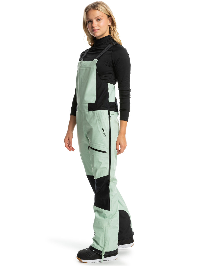GORE-TEX® Lunalite 3L Technical Snow Bib Pants - Cameo Green