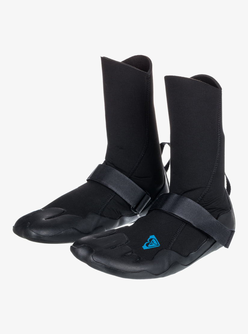 3mm Swell Round Toe Wetsuit Boots - True Black