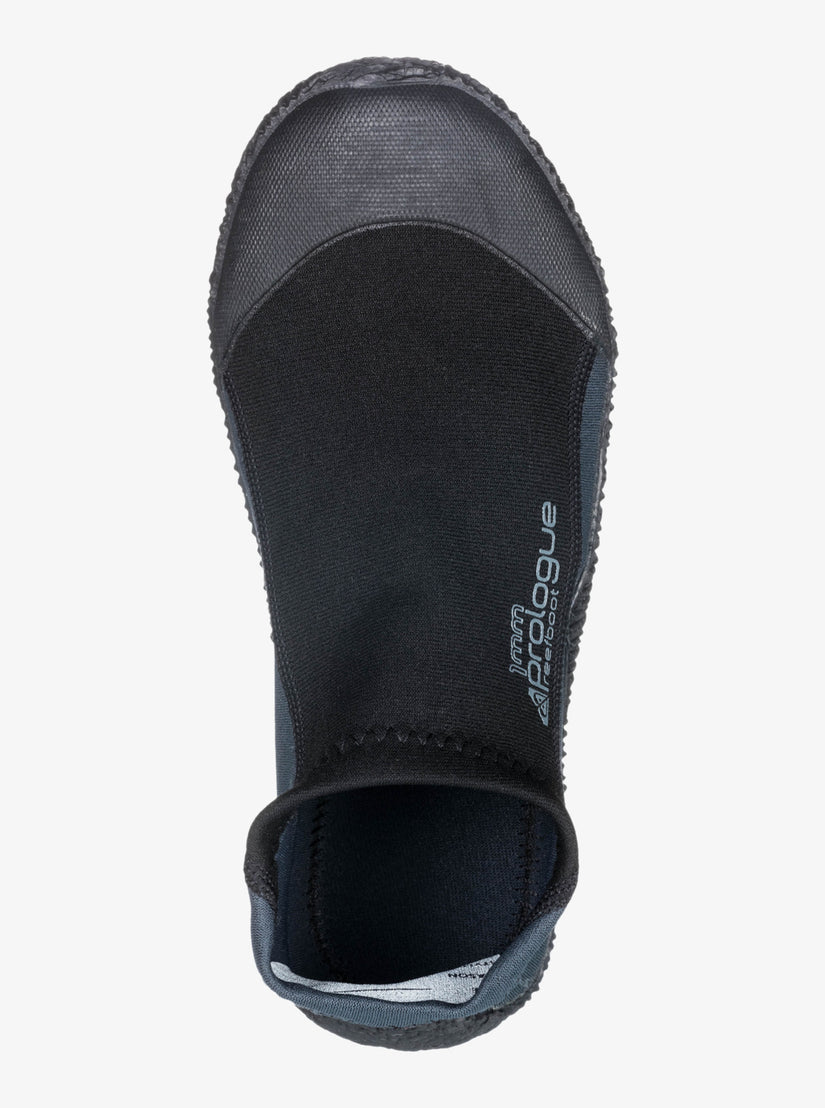 1mm Prologue Round-Toe Wetsuit Reef Boots - True Black
