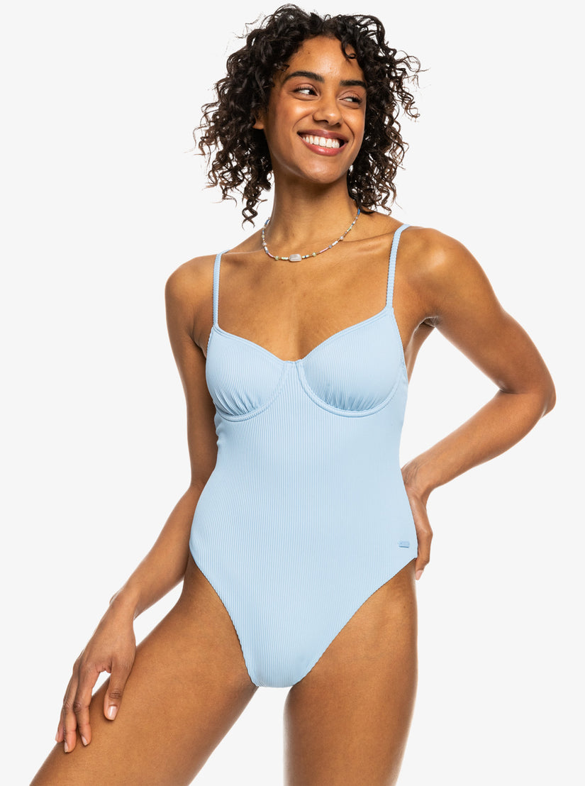 Roxy Love The Muse One-Piece Swimsuit - Bel Air Blue
