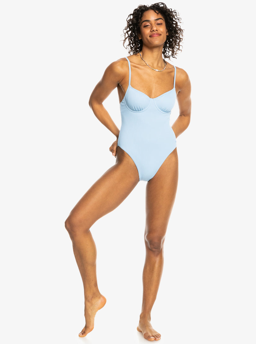 Roxy Love The Muse One-Piece Swimsuit - Bel Air Blue