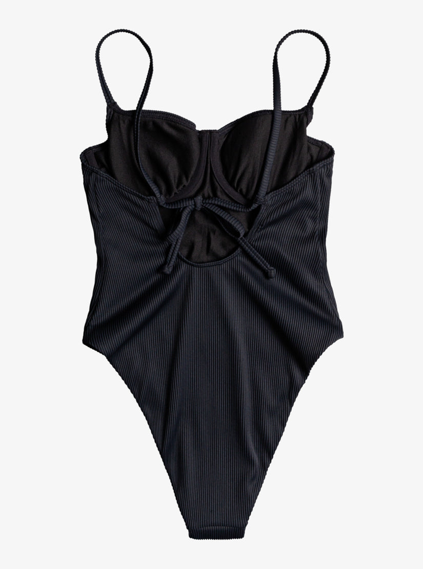 Roxy Love The Muse One-Piece Swimsuit - Anthracite