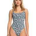 Printed Beach Classics One-Piece Swimsuit - Anthracite Cute Daisies