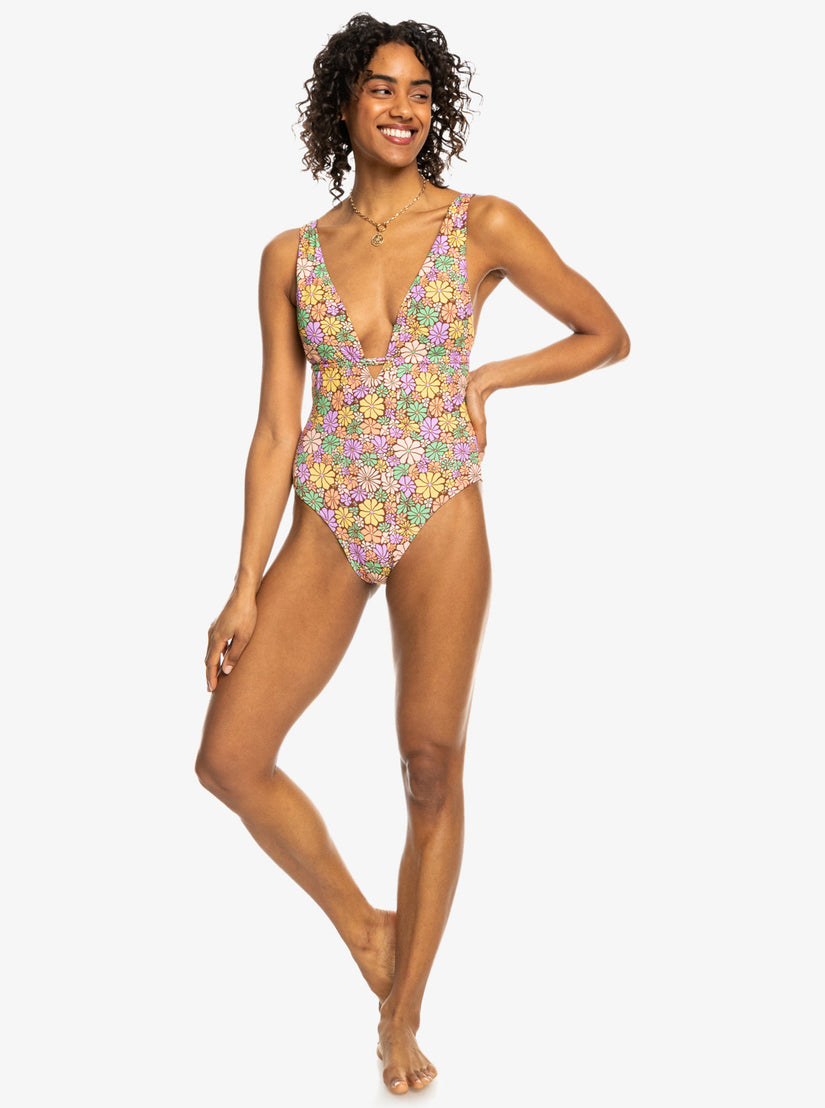 All About Sol One-Piece Swimsuit - Root Beer All About Sol Mini