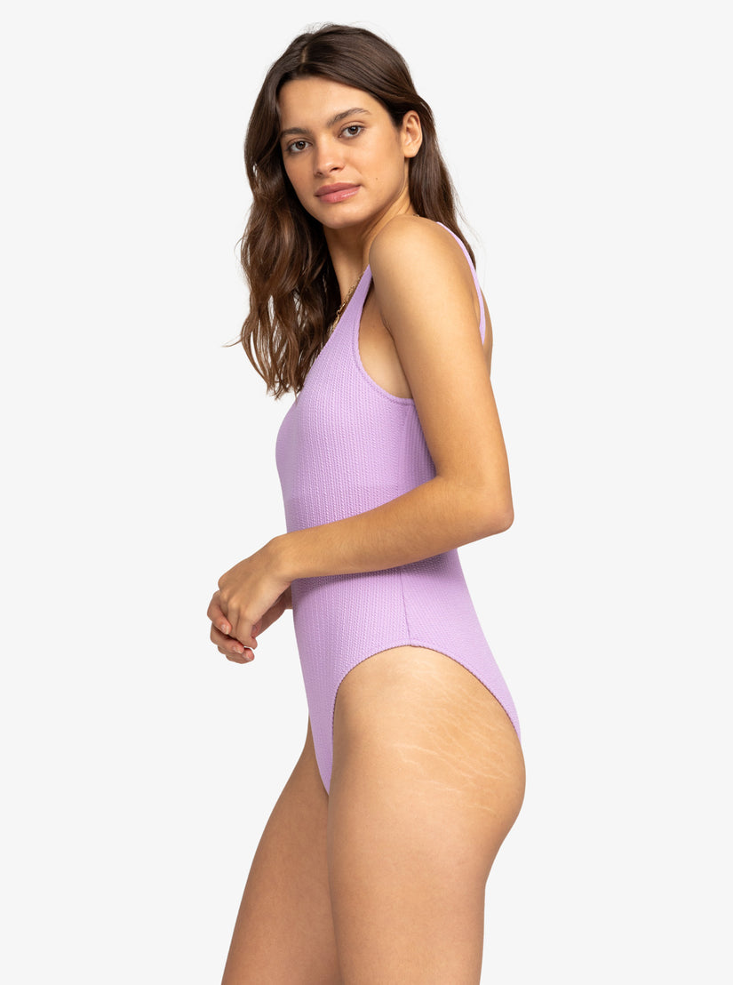 Aruba One-Piece Swimsuit - Crocus Petal