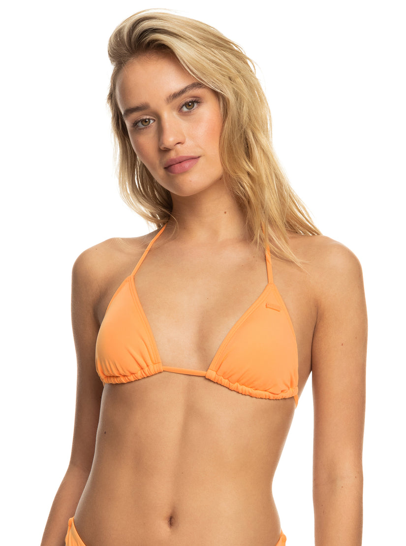 Beach Classics Tiki Triangle Bikini Top - Mock Orange