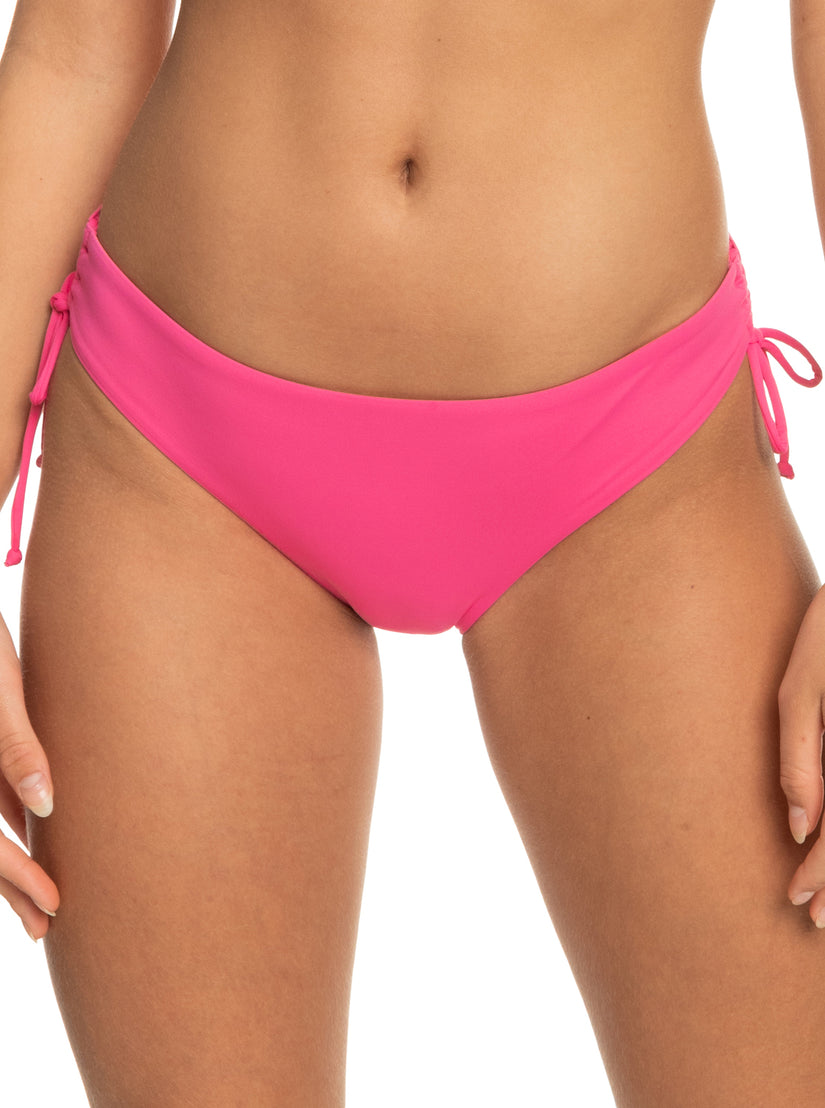 Beach Classics Hipster Bikini Bottoms - Shocking Pink