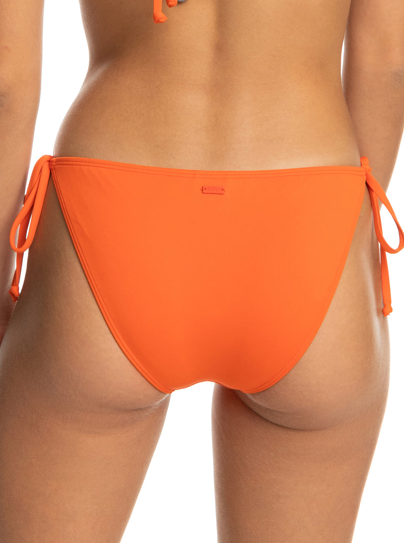 Beach Classics Tie Side Solid Bikini Bottoms - Tigerlily