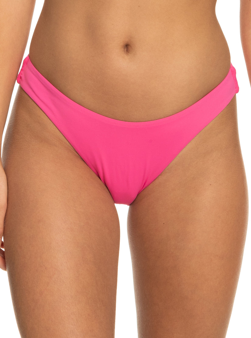Beach Classics High Leg Bikini Bottoms - Shocking Pink