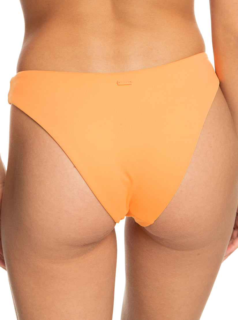 Beach Classics High Leg Bikini Bottoms - Mock Orange