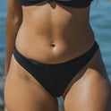 Roxy Love The Baja Bikini Bottoms - Anthracite