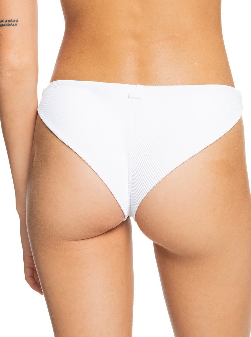 Roxy Love The Baja Bikini Bottoms - Bright White