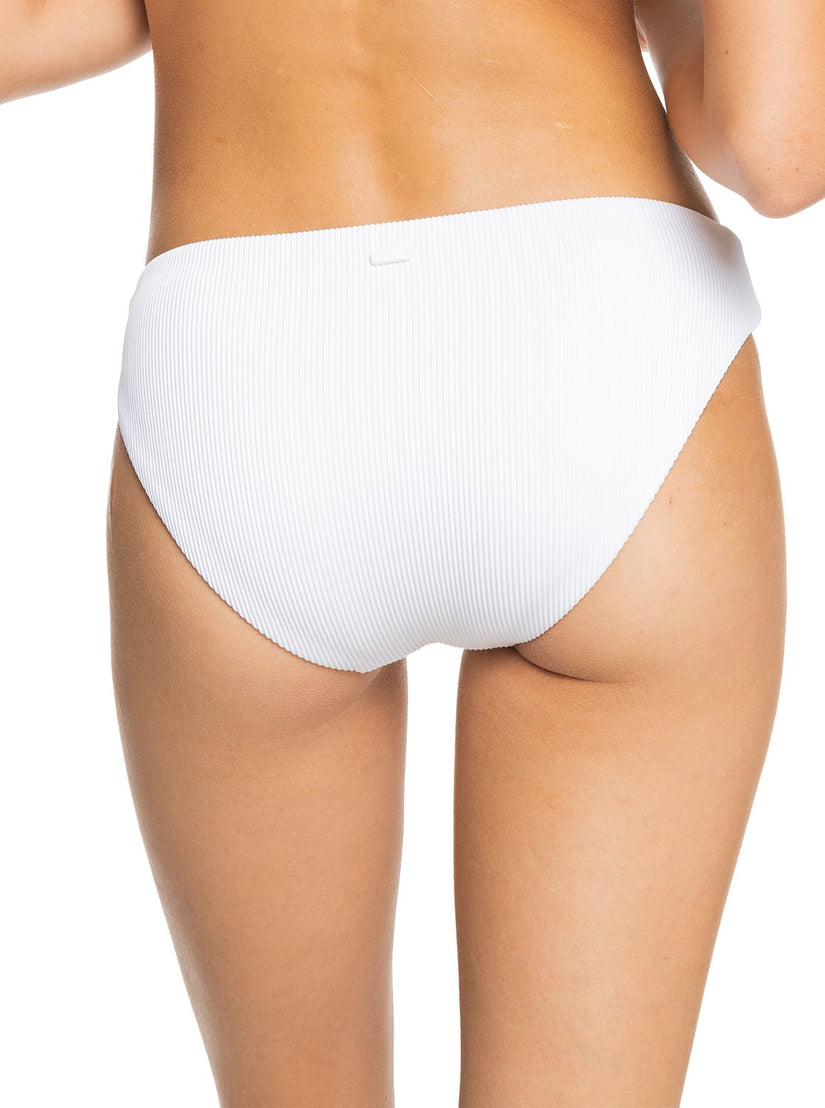 Roxy Love The Comber Bikini Bottoms - Bright White