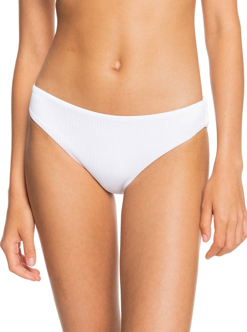 Roxy Love The Comber Bikini Bottoms - Bright White