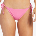 Hawaiian Heat Cheeky Bikini Bottoms - Shocking Pink