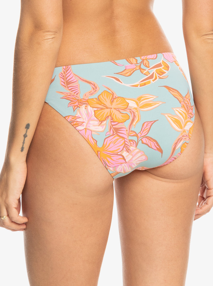 Printed Beach Classics Hipster Bikini Bottoms - Blue Surf Kartoffel Tropical