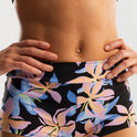 Roxy Active Shorty Bikini Bottoms - Anthracite Kiss
