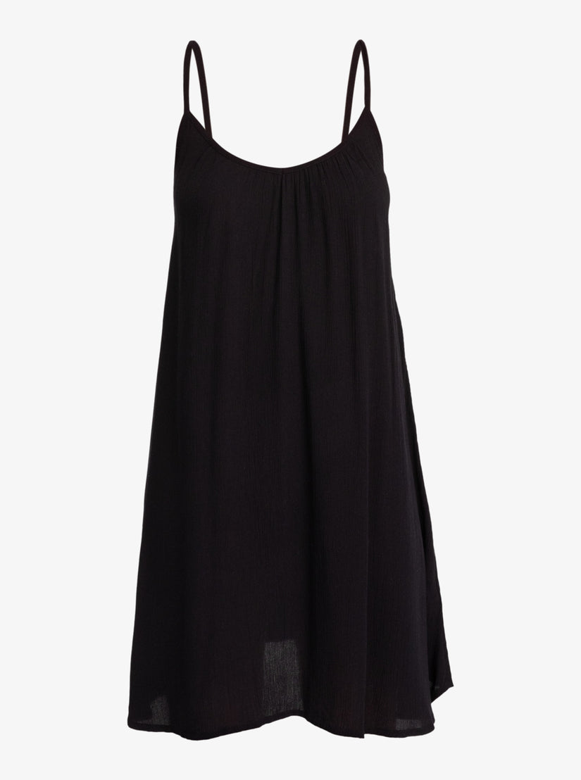 Spring Adventure Solid Dress - Anthracite