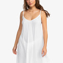Spring Adventure Solid Dress - Bright White