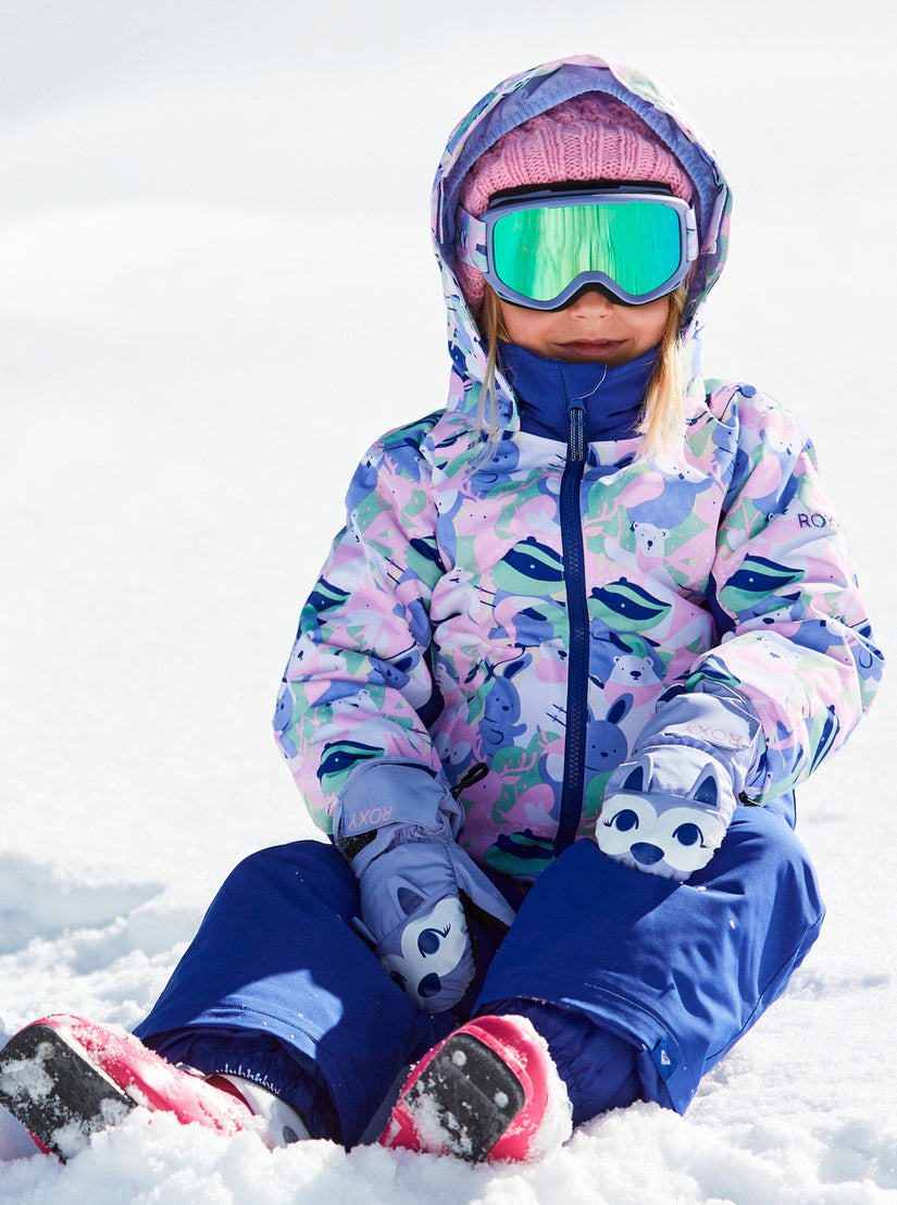 Girls' 2-7 Snows Up Technical Snowboard/Ski Mittens - Easter Egg