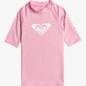 Girls 2-7 Whole Hearted Upf 50 Short Sleeve Rashguard - Prism Pink
