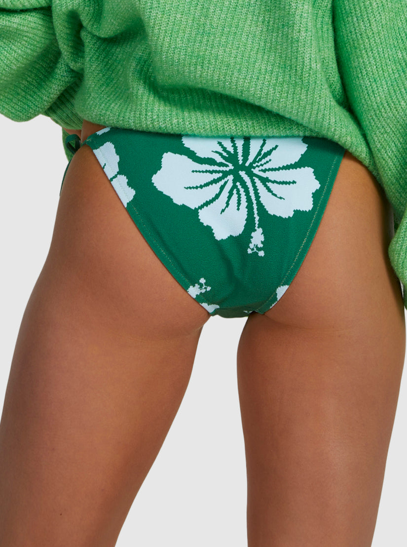 Digi High Mini Bikini Bottoms - Digi High Floral Verdant Green